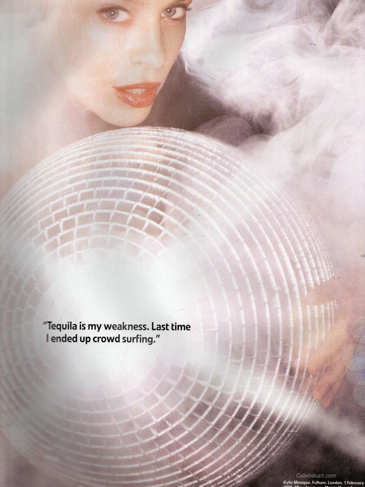 Kylie Minogue for Q Magazine Throwback, April 2001 1