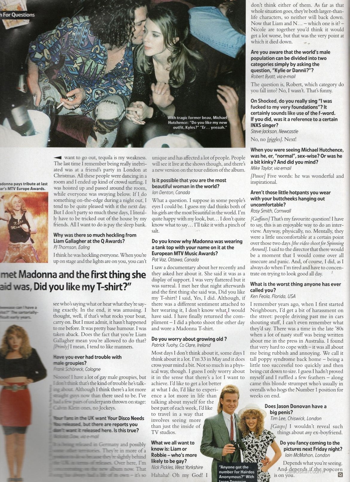 Kylie Minogue for Q Magazine Throwback, April 2001 2