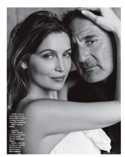 Laetitia Casta showcases stylish look