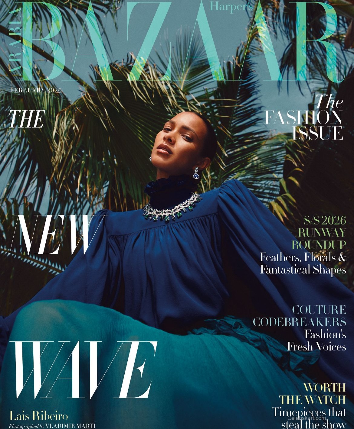 Lais Ribeiro for Harpers Bazaar Arabia, February 2026 1