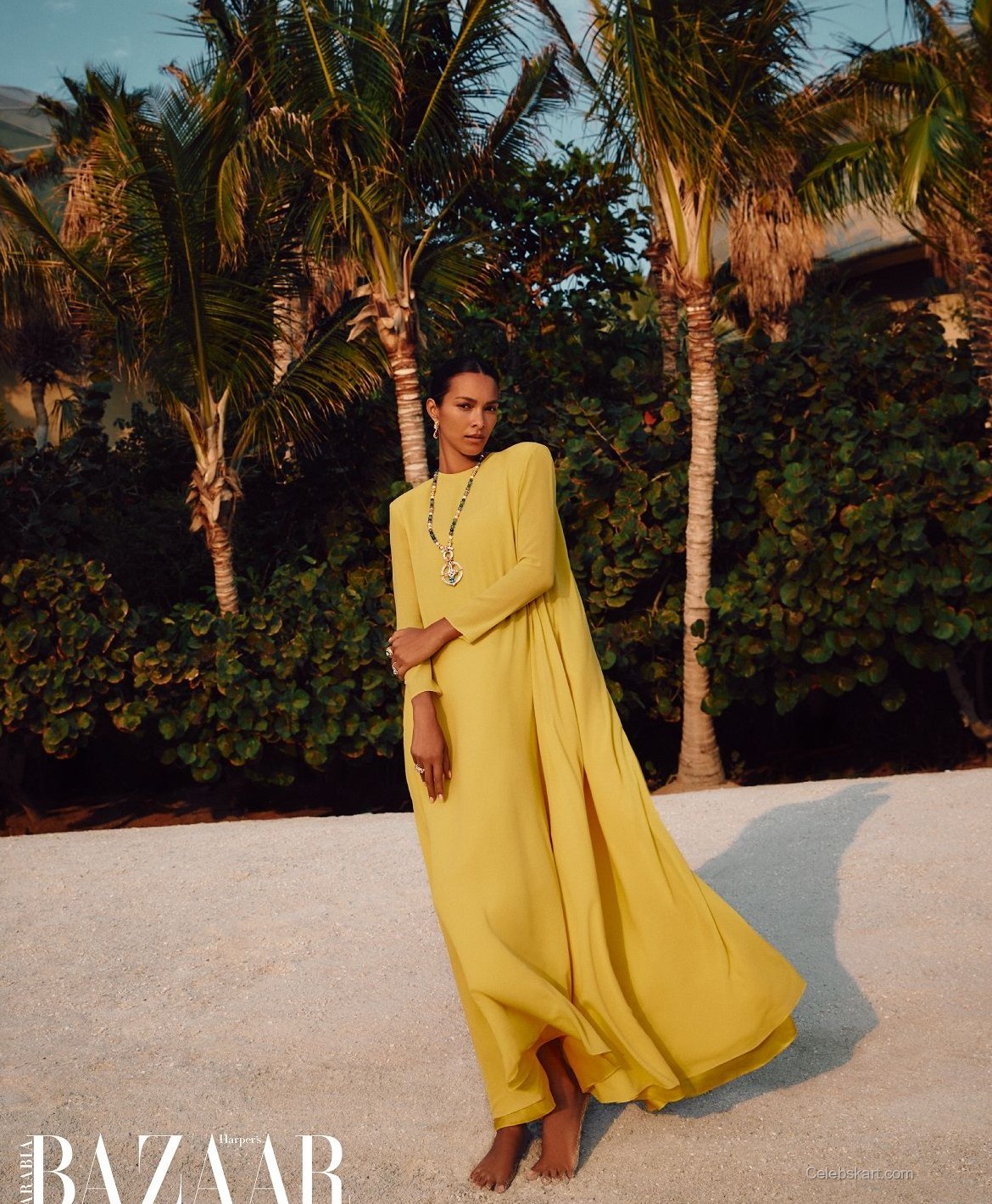 Lais Ribeiro for Harpers Bazaar Arabia, February 2026 2