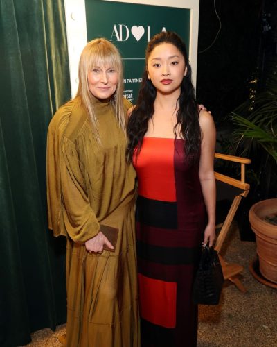 Lana Condor showcases stylish look