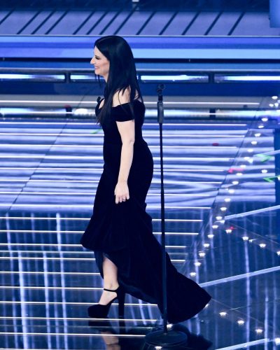 Laura Pausini spotted in stylish look during film festival