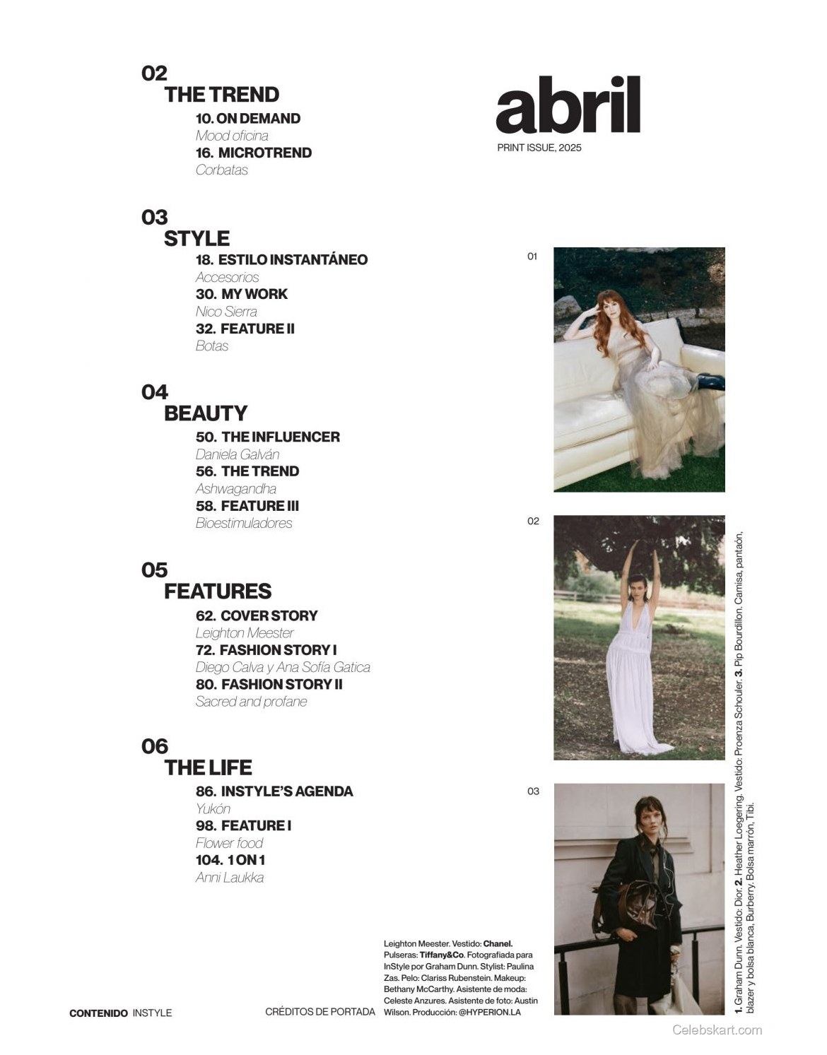 Leighton Meester InStyle Mexico Cover April 2025 11