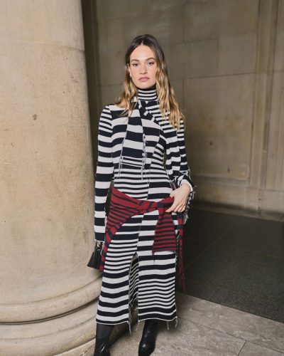 Lily James stuns in stylish look at appearance 2026