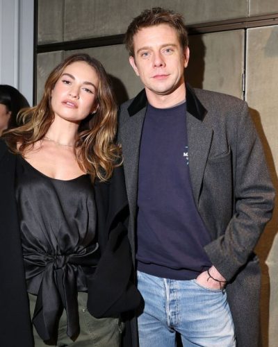 Lily James spotted in stylish look during appearance