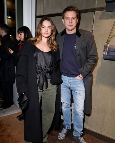 Lily James looks stunning in stylish look