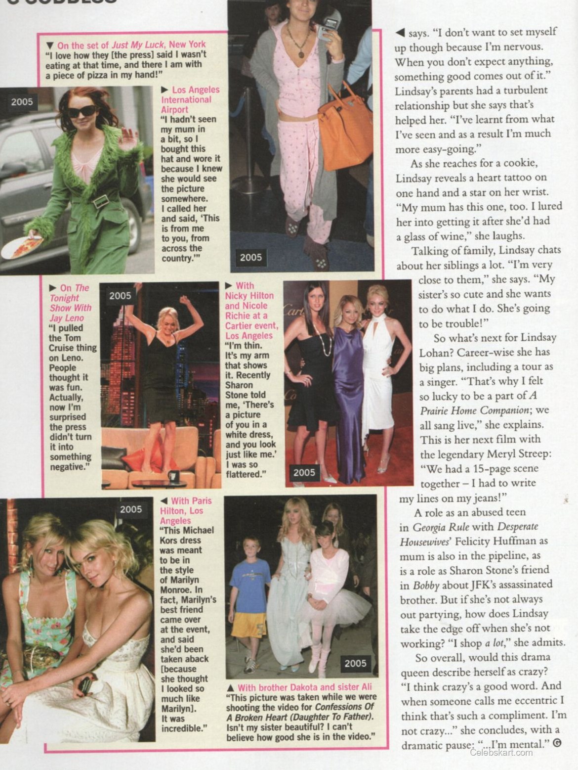 Lindsay Lohan Glamour UK August 2006 2