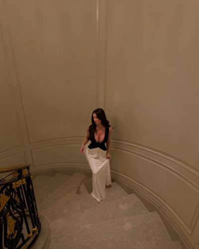 Maddy Cheary turns heads in stylish look