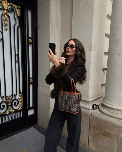 Maddy Cheary showcases stylish look