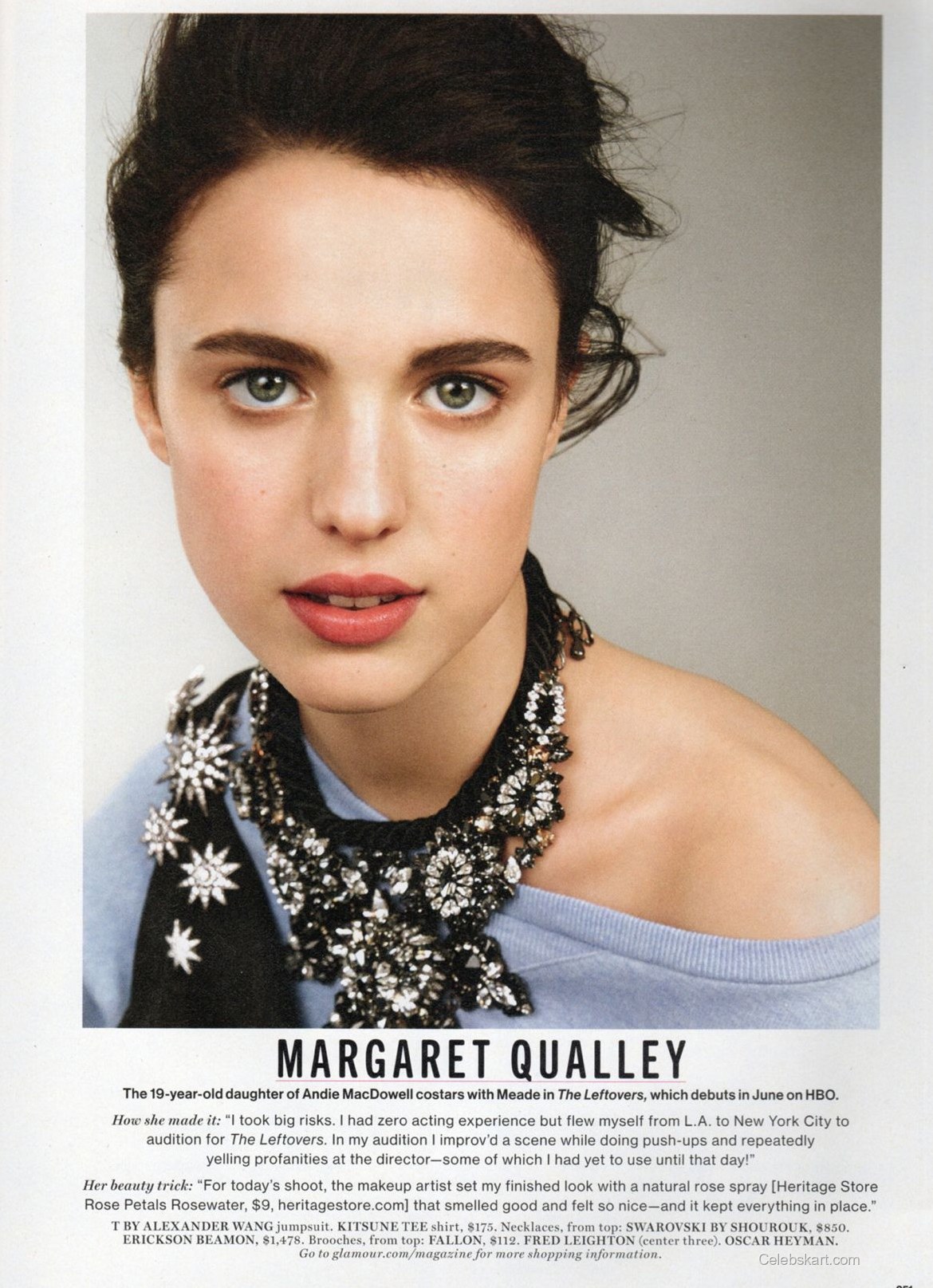 Margaret Qualley Glamour Magazine 2014 1