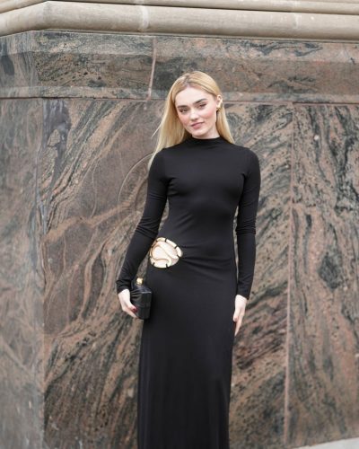 Meg Donnelly spotted in stylish look during appearance