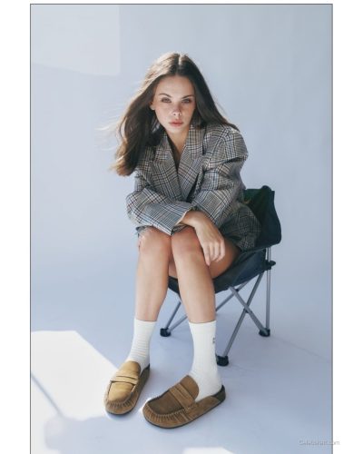 Meika Woolard showcases photoshoot look