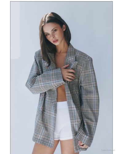 Meika Woolard spotted in photoshoot look during appearance