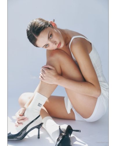 Meika Woolard showcases photoshoot look