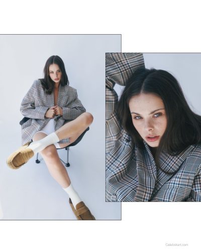 Meika Woolard spotted in photoshoot look during appearance