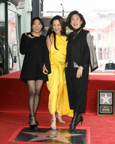 Michelle Yeoh showcases stylish look