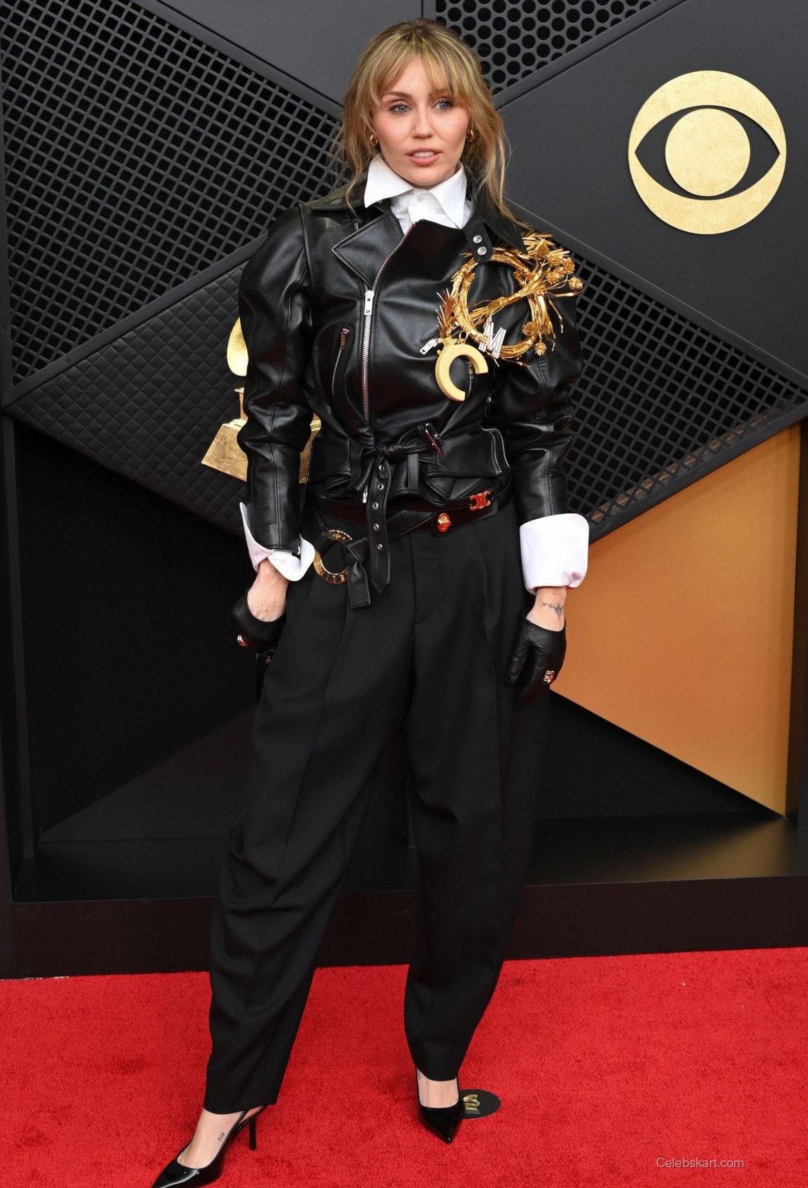 Miley Cyrus at 68th Grammy Awards Red Carpet, February 2026 1