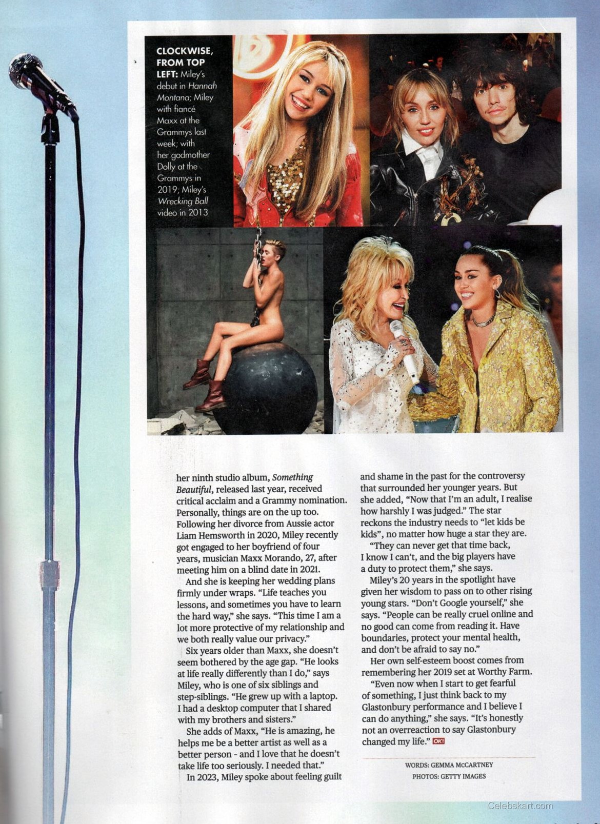 Miley Cyrus in OK Magazine, February 2026 2