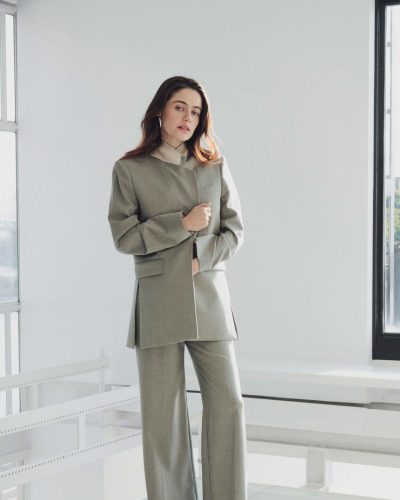 Molly Goddard stuns in stylish look at appearance 2026