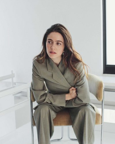 Molly Goddard turns heads in stylish look