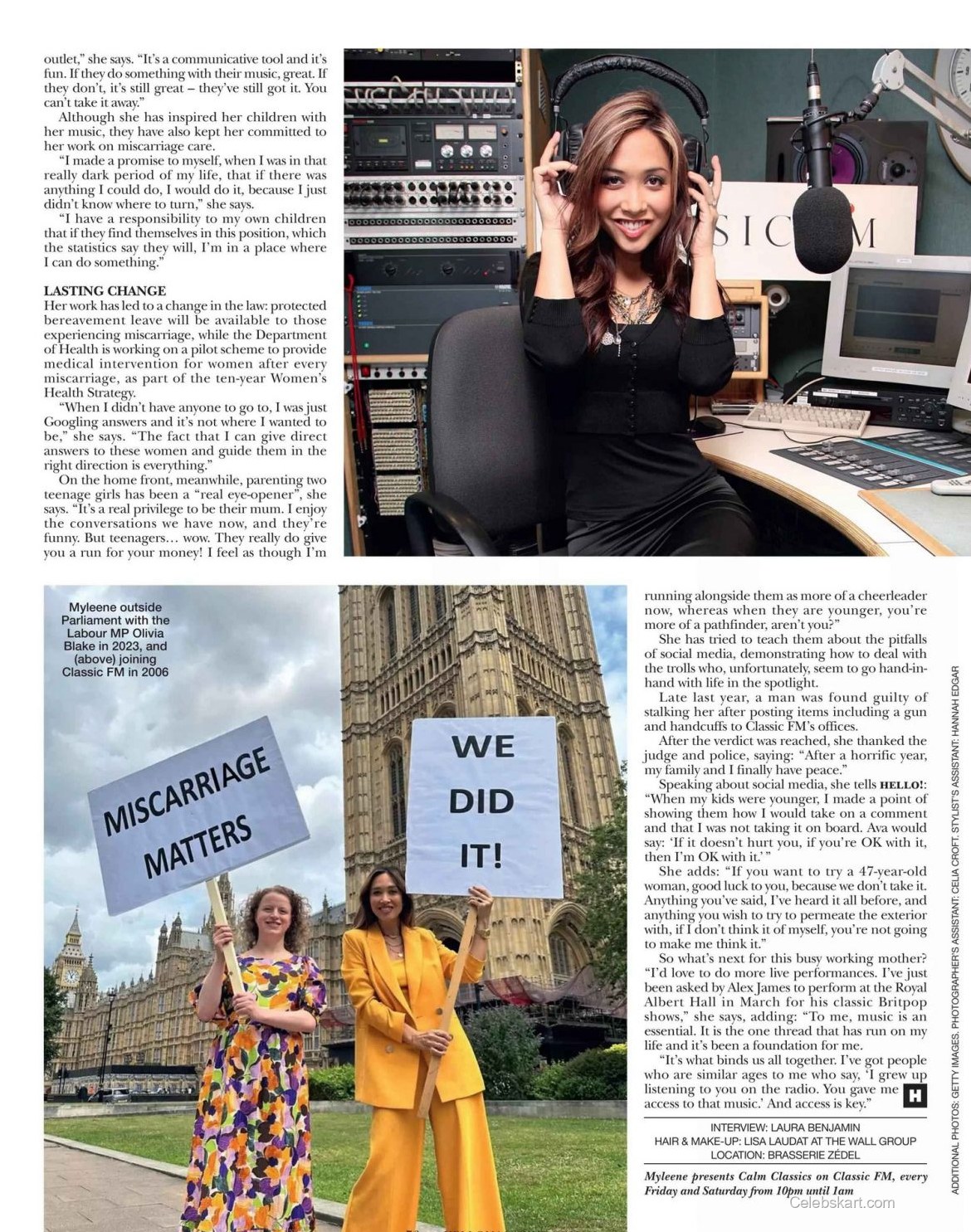 Myleene Klass in Hello Magazine UK, February 2026 3