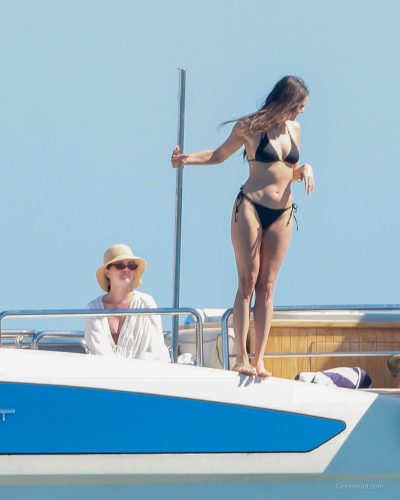 Nina Dobrev stuns in bikini at appearance 2026