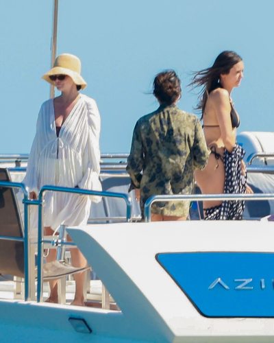 Nina Dobrev showcases bikini