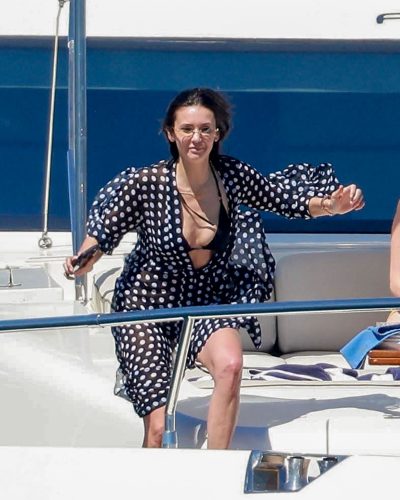 Nina Dobrev wearing bikini at appearance 2026