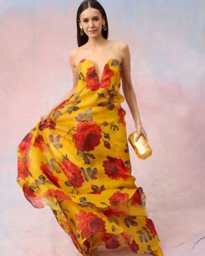 Nina Dobrev spotted in stylish look during awards