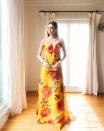 Nina Dobrev turns heads in photoshoot look