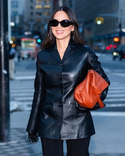 Olivia Munn showcases stylish look