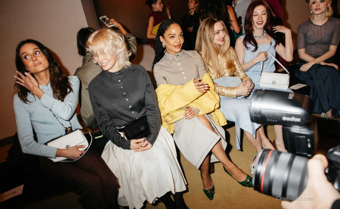 Pamela Anderson at Tory Burch NYFW Show, February 2026 2