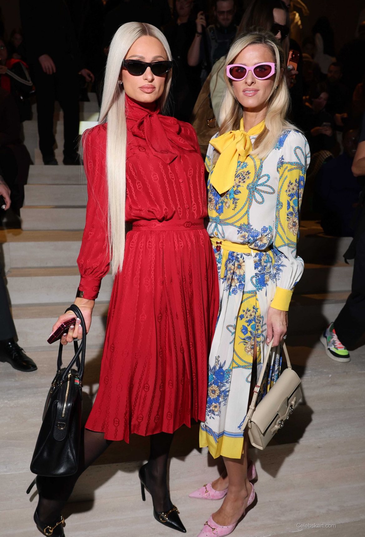 Paris and Nicky Hilton at Gucci FW26 Show, February 2026 4