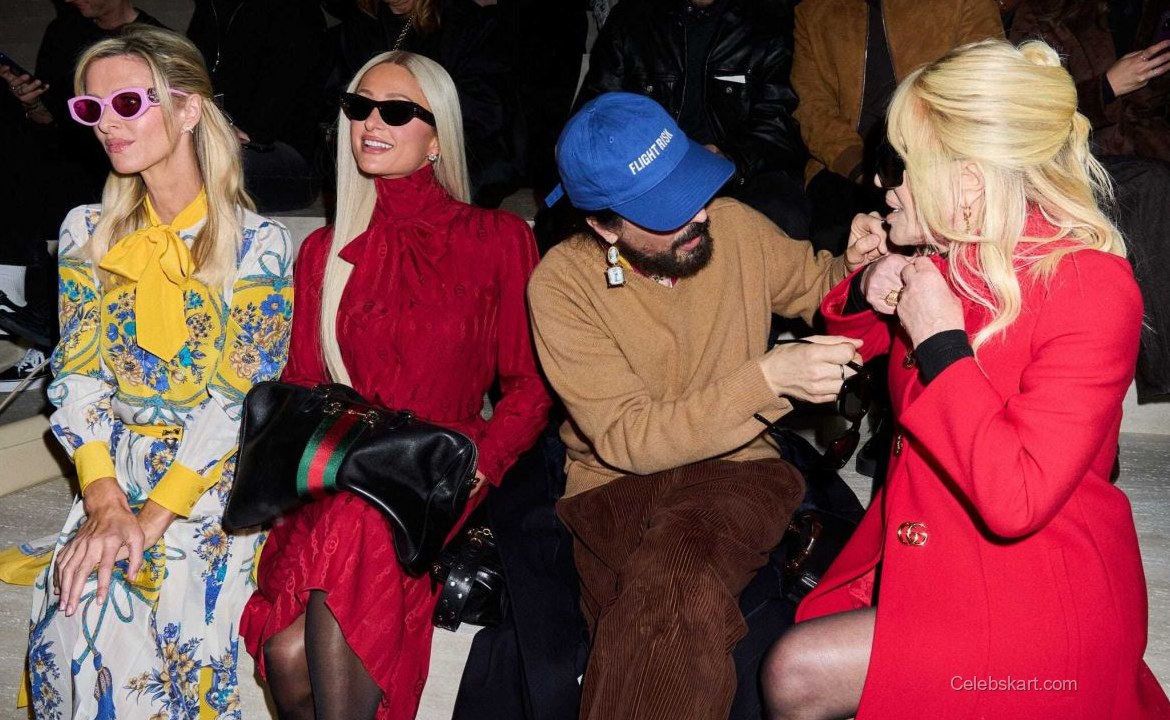 Paris and Nicky Hilton at Gucci FW26 Show, February 2026 5