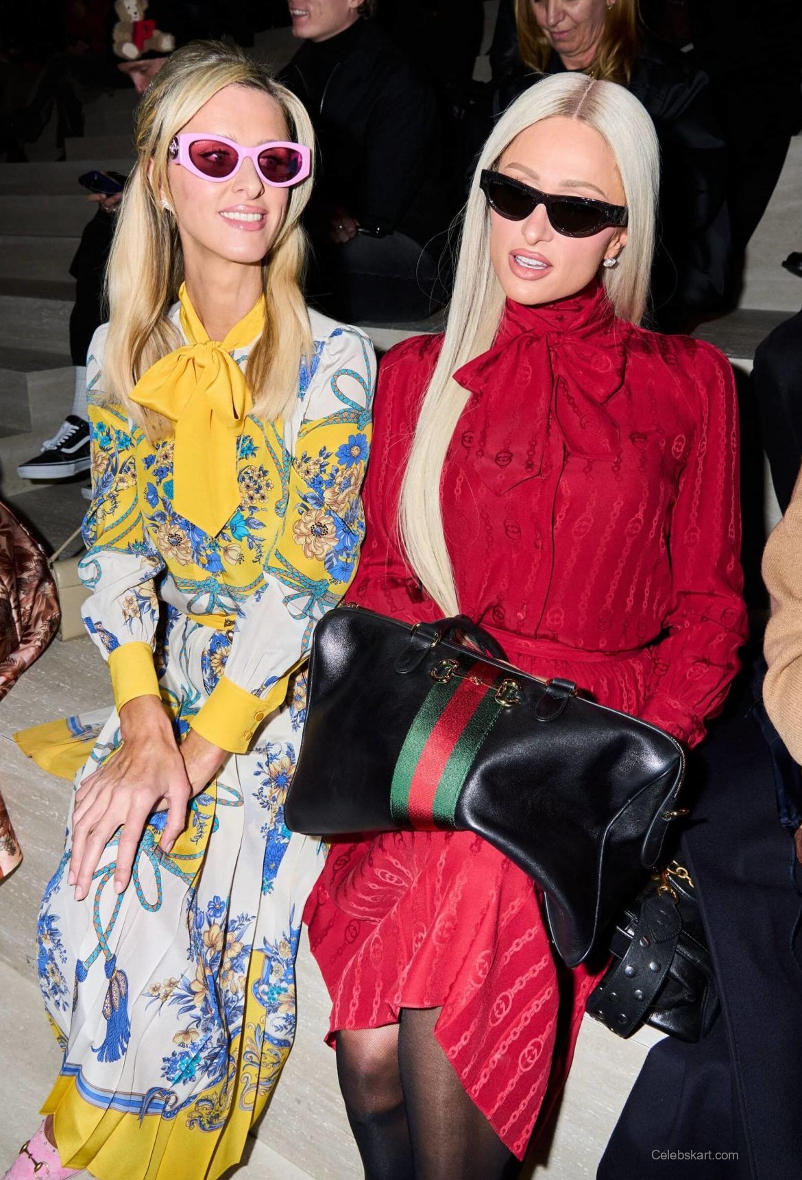 Paris and Nicky Hilton at Gucci FW26 Show, February 2026 6
