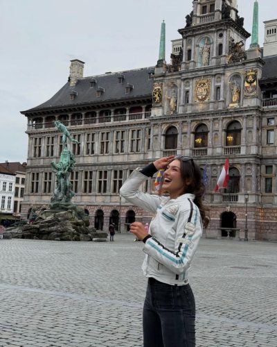 Rachel Pizzolato spotted in stylish look during Instagram post