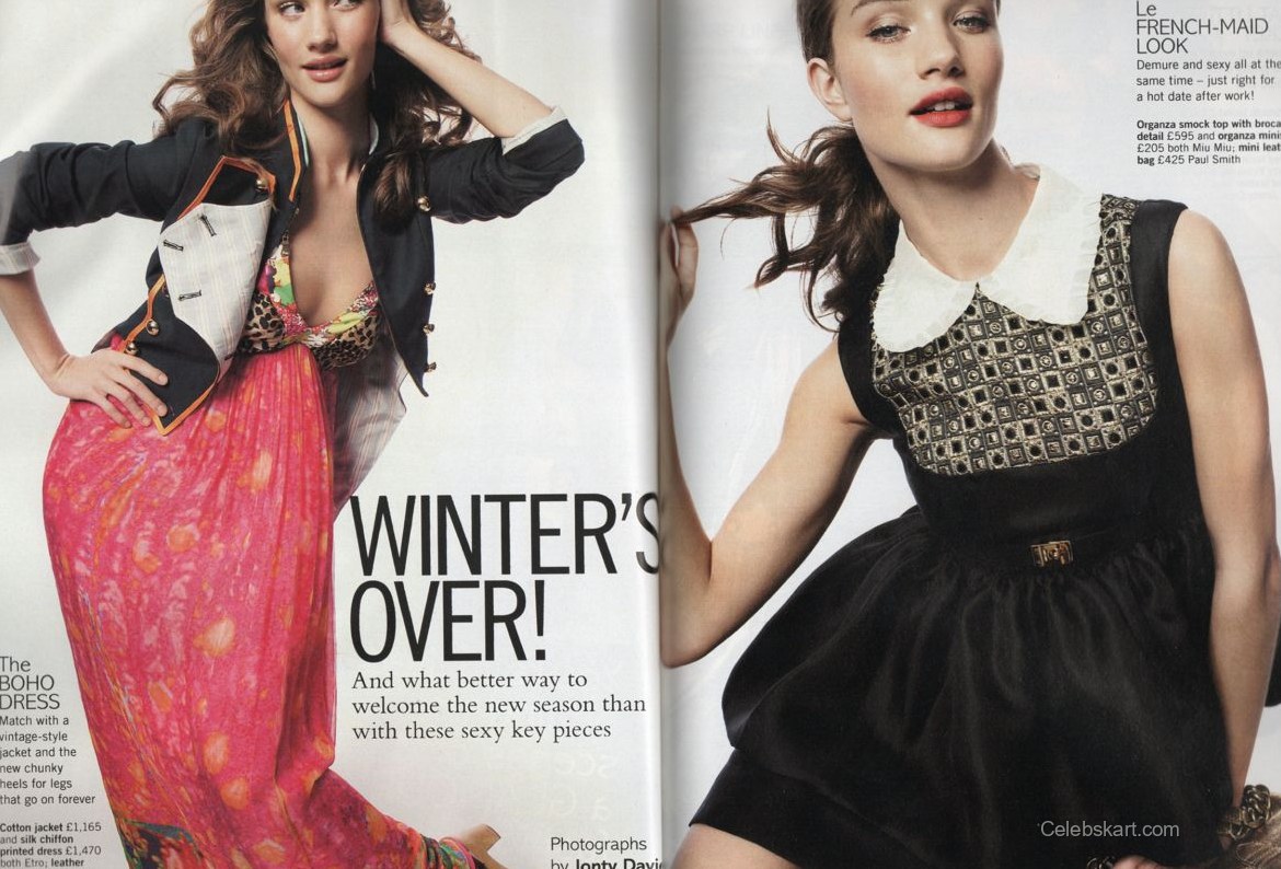 Rosie Huntington Whiteley Glamour UK 2008 1