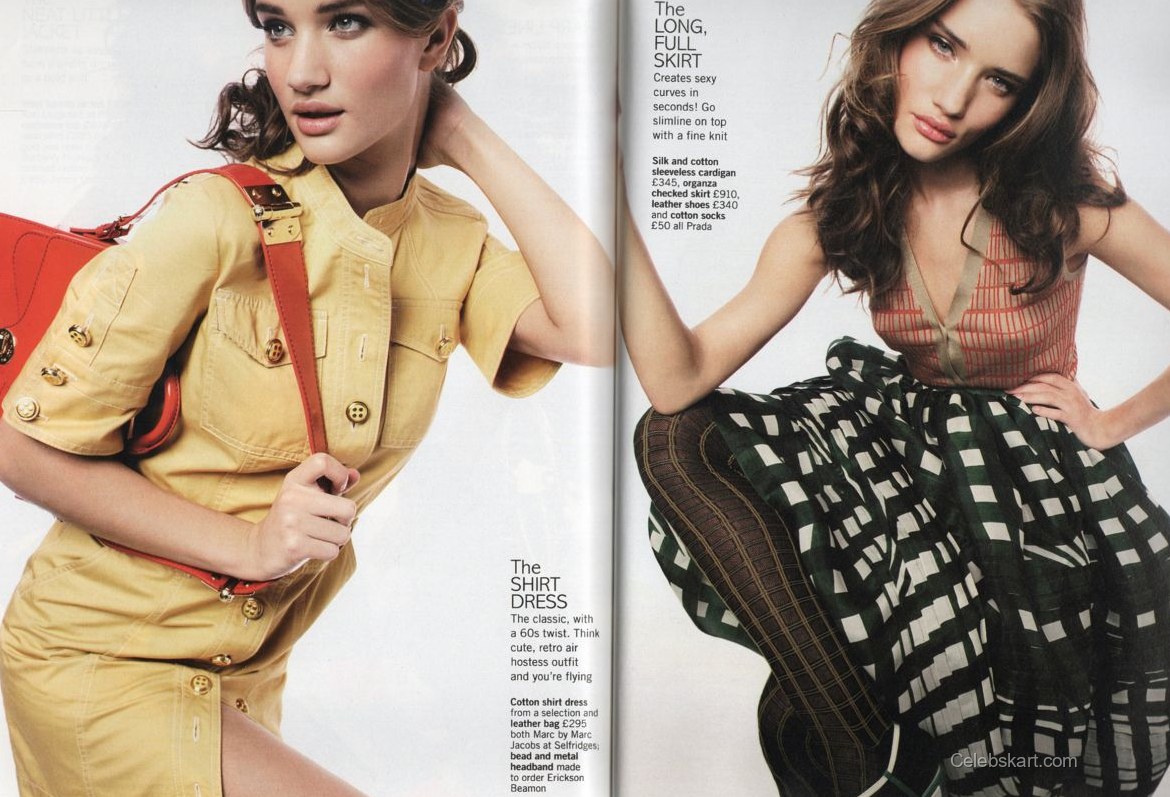 Rosie Huntington Whiteley Glamour UK 2008 4