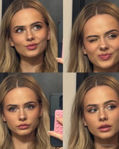 Sara Crumbleleg turns heads in stylish look