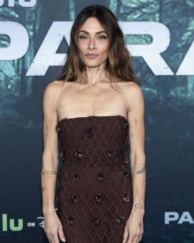 Sarah Shahi at Paradise Season 2 Premiere, February 2026