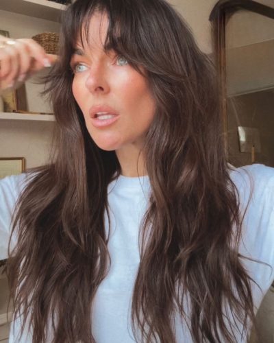 Serinda Swan turns heads in black dress