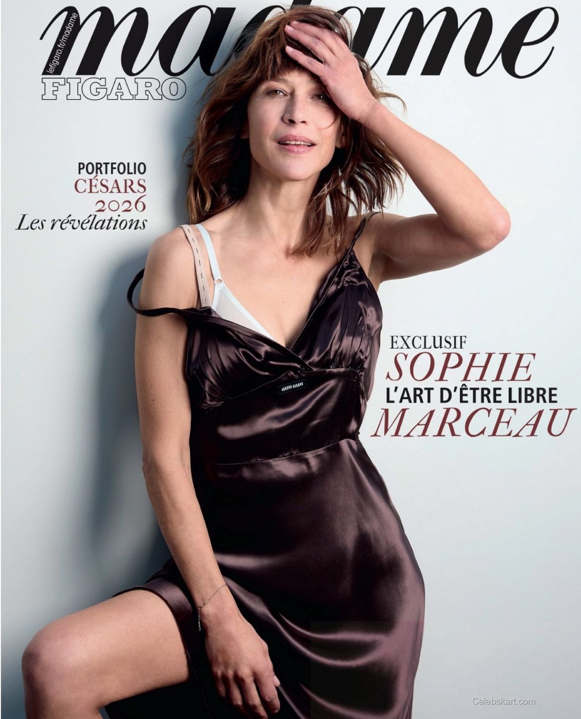 Sophie Marceau in Madame Figaro, February 2026 1