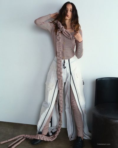 Stacy Martin showcases magazine look