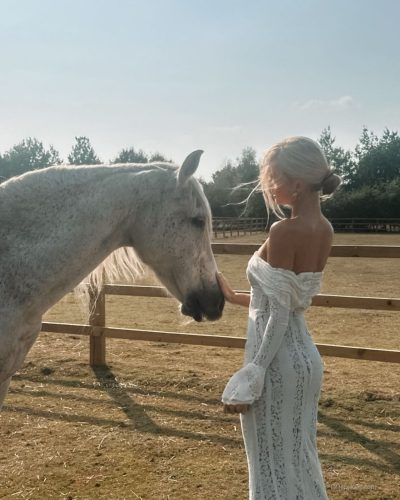 Victoria Turner showcases stylish look