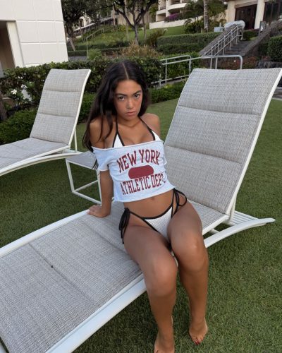 Alana Kern showcases stylish look