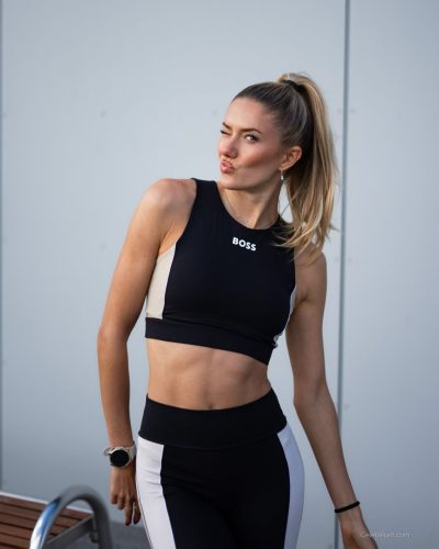 Alica Schmidt turns heads in stylish look