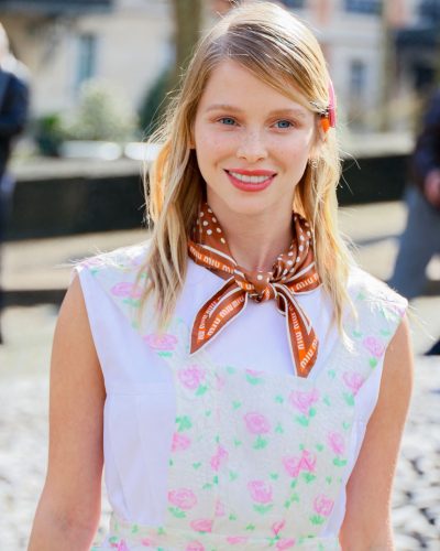 Alla Bruletova showcases stylish look