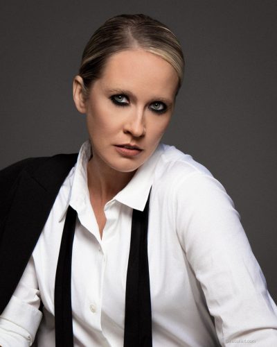 Anna Camp Black Dress At Fault Magazine Shoot 2026 4