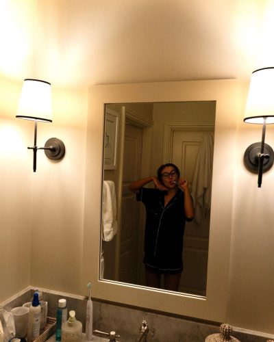 Anna Cathcart showcases stylish look